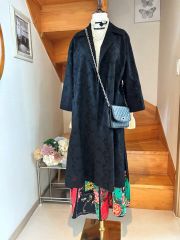 ZARA KASSLEDITIONS ロングウールコートネイビー オーバーサイズ