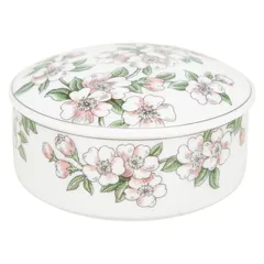 ティファニー ボンボニエール 花 桜 モチーフ 菓子器 小物入れ アクセサリーケース ホワイト ピンク マルチカラー 陶器 レディース TIFFANY&Co.【1-0225117】のサムネイル