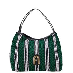 FURLA オポチュニティ かごバッグ ラフィア - メルカリ