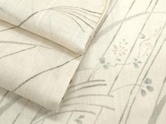 しつけ糸付き新品未使用】夏着物 付け下げ 単衣 枝垂れ 正絹 身丈157裄 