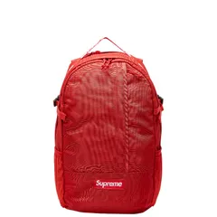 シュプリーム 18SS ロゴ リュック バックパック レッド キャンバス レディース Supreme【1-0243401】のサムネイル