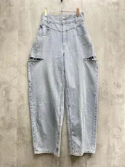 JILLSTUART ジルスチュアート 125-4130010 スタイルアップサイドカット デニムパンツ sizeM/水色 ■■レディースのサムネイル