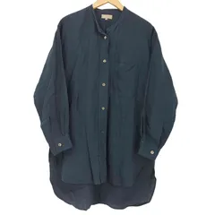 マーガレットハウエル MARGARET HOWELL SHIRTING LINEN LONG SHIRTS 120NAVY レディース JPN：2 のサムネイル