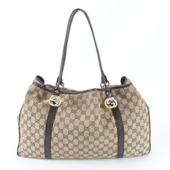 グッチ GUCCI トートバッグ ハンド GGキャンバス レザー 272399 - メルカリ