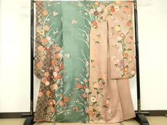 平和屋着物■豪華振袖　花蝶文　金彩　正絹　逸品　DABG6526cdのサムネイル