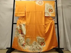平和屋着物■訪問着　駒刺繍　草花丸文　暈し染め　金彩　正絹　逸品　CABH3071oyのサムネイル