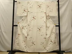 平和屋着物■上質な小紋　貝桶花文　金彩　正絹　逸品　未使用　AABJ2290stのサムネイル
