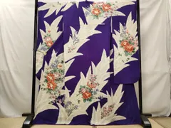 平和屋着物■豪華振袖　草花文　金彩　正絹　逸品　AABJ2298stのサムネイル