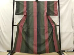 平和屋着物■上質な紬　間道　正絹　逸品　未使用　AABJ2332stのサムネイル