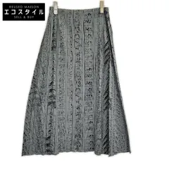 PLEATS PLEASE　プリーツプリーズ　PP71-JG714 グレー コミックイラストロングスカート　5のサムネイル