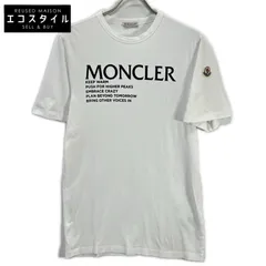 MONCLER　モンクレール　ホワイト G20918C00042 21年製 フロッキー Tシャツ　X Sのサムネイル