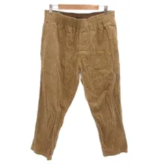 エムケーミッシェルクランオム MK MICHEL KLEIN HOMME コーデュロイパンツ 48 茶色 ブラウン イージーウエスト クロップド丈 /YF ■ECG005のサムネイル