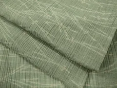 平和屋着物＊夏物　小千谷ちぢみ　松葉文　麻　逸品　CABG2303ze