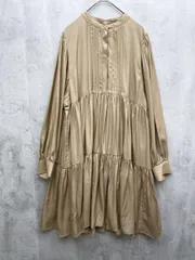 新品 mysty woman ミスティウーマン ティアードミニ ワンピース sizeF/ベージュ ■◆◎レディースのサムネイル