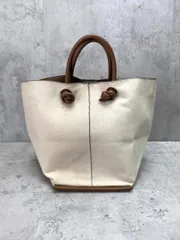 ADAM ET ROPE' アダムエロペ ダブルシルエット トート バッグ キャメル ■■レディースのサムネイル
