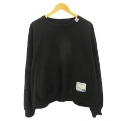 ミハラヤスヒロ MIHARA YASUHIRO インストルメンタル in・stru(men-tal)  美品 スウェット トレーナー ロゴ パッチ 長袖 46 黒 ブラック I16PO543 0605のサムネイル