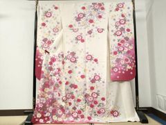 振袖 やまと扱い 紋意匠 牡丹 身丈165cm 撥水加工済 HKT241 - メルカリ