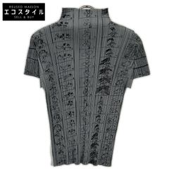 PLEATS PLEASE プリーツプリーズ PP71-JK716 グレー コミックイラスト
