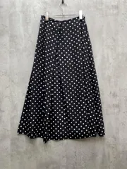INED イネド ドット柄 水玉 スカート size9/黒  ■◆レディースのサムネイル