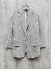 VICKY ビッキー ストライプ ジャケット size1/白×黒 ■◇レディースのサムネイル