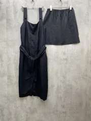 LOUNIE ルーニィ ペチコート付き ロング 肩ベルト ワンピース size40/黒 ■◆レディースのサムネイル