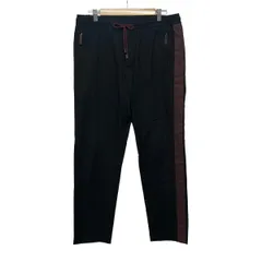 DOLCE&GABBANA(ドルチェアンドガッバーナ) パンツ サイズ48 M メンズ美品  - 黒×パープル フルレングス/ストライプのサムネイル