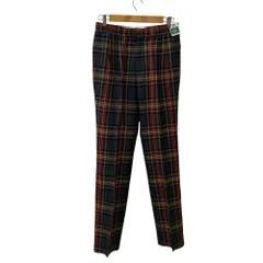 マンシングウェア MUNSINGWEAR タグ付き パンツ スラックス グランドスラム 1866 チェック柄 79 赤 レッド 緑 グリーン /MZ ■ECF005のサムネイル