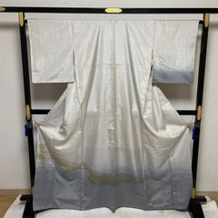 ☆美品 素敵な 紋意匠地 附下げ・訪問着（正絹）仕立上り＜HH2270 