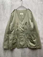 FRAMeWORK フレームワーク 長袖 ノーカラー Vネック ジャケット size38/カーキ ■◇レディースのサムネイル
