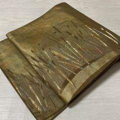 D853 訪問着 吹き寄せ文 金彩 一つ紋 正絹 着物 単衣 - メルカリ