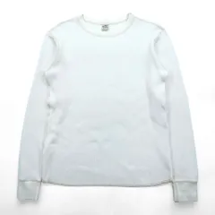 BUZZ RICKSON'S 日本製 サーマル ロンT ワッフル 長袖Tシャツ M ホワイト コットンのサムネイル