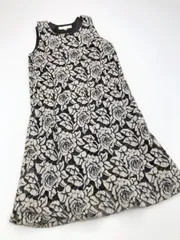 ROSE BUD ローズバッド 213 花柄 ミニ ワンピース sizeS/黒ｘベージュ ■◇レディースのサムネイル