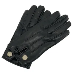 HERMES(エルメス) 手袋 6 1/2 レディース美品  - 黒 セリエ レザーのサムネイル