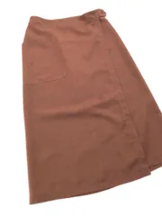 ROUGE VIF ルージュヴィフ アバハウス 3145-00-70000 ラップ ロング スカート size38/茶 ■◇レディースのサムネイル