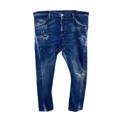 남XXL / DSQUARED2 ディースクエアード2 正規品 ボタンフライ ペイント ウォッシュ パンツのサムネイル