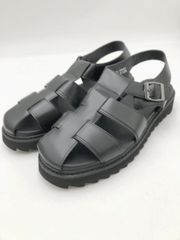 신품 EMMACLOTHES 엠마 클로즈 EMsd129-6 상어 솔 샌들 sizeL(27.0 cm상당)/블랙 ■◆◎맨즈