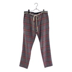 【新品】 REPRESENT / リプレゼント | Smoking Pant チェックパンツ | M | グレー | メンズ