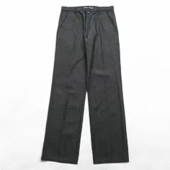 NAUTICA JEANS 90年代 リジッドデニム スラックス パンツ トラウザーズ L グレー センタープレスのサムネイル