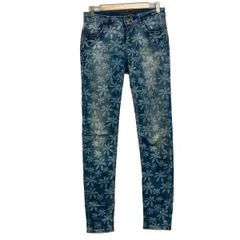 Desigual(デシグアル) ジーンズ サイズEUR 26 レディース - ネイビー×白 フルレングス/花柄のサムネイル