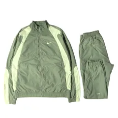 NIKE ナイキ サイズ:ジャケット M / パンツ XS | Drake NOCTA ラバーパッチ ナイロン フルジップ ジャケット / ナイロン パンツ / セットアップ | オイルグリーン ライトリキッドライム | コラボ アイテム【メンズ】【中古】のサムネイル