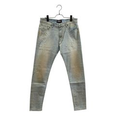 【新品】 REPRESENT / リプレゼント | DISTRESSED DENIM / ダメージ加工 デニムパンツ | 32 | ペールブルー | メンズ