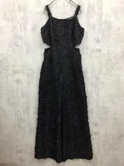RADYAZEL レディアゼル カットアウト フリンジ オールインワン sizeF/黒 ■■ レディースのサムネイル