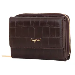 アングリッド Ungrid マッド クロコ ミニ ウォレット 財布 三つ折り MAD CROCO MINI WALLET UNG-50520、ダークブラウンのサムネイル