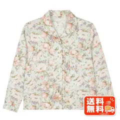 PZEVO 花柄 長袖ブラウス 11Rサイズ ホワイト フェミニンのサムネイル