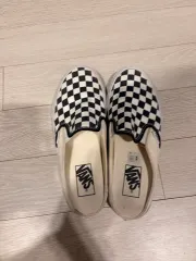 VANS スリッポン ミュール チェッカーボード ブラック/白 235mmのサムネイル