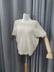 66ラグラン クリーム ニットのサムネイル