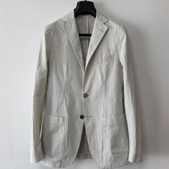 美品 Bagutta ストライプシアサッカー ダブルジャケット 48 Beams