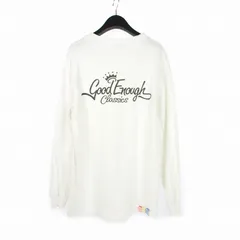 グッドイナフ GOODENOUGH 90S 98年 クラシックロゴ Tシャツ 長袖 ロンT M 白 ホワイトのサムネイル