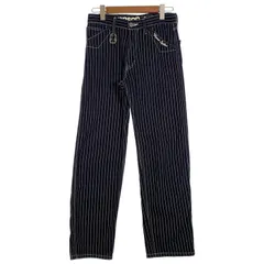 VANSON Leathers ヴァンソン レザース ストライプ デニム パンツ ブルー Size 31のサムネイル