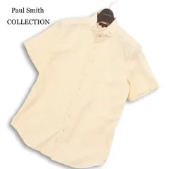 Paul Smith COLLECTION ポールスミス コレクション 春夏★ 半袖 ドット柄 ボタンダウン シャツ 日本製 Sz.M メンズのサムネイル